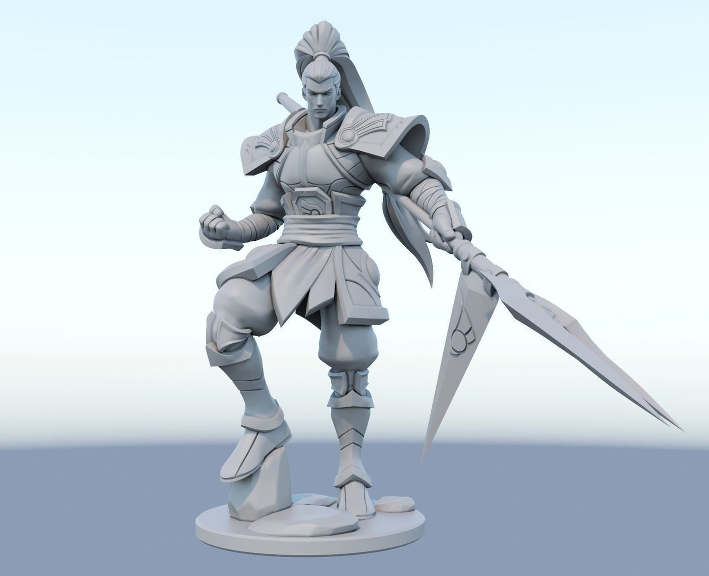 League of Legends Xin zhao Figurine - 3D Printed Collectible for Your Gaming Heaven