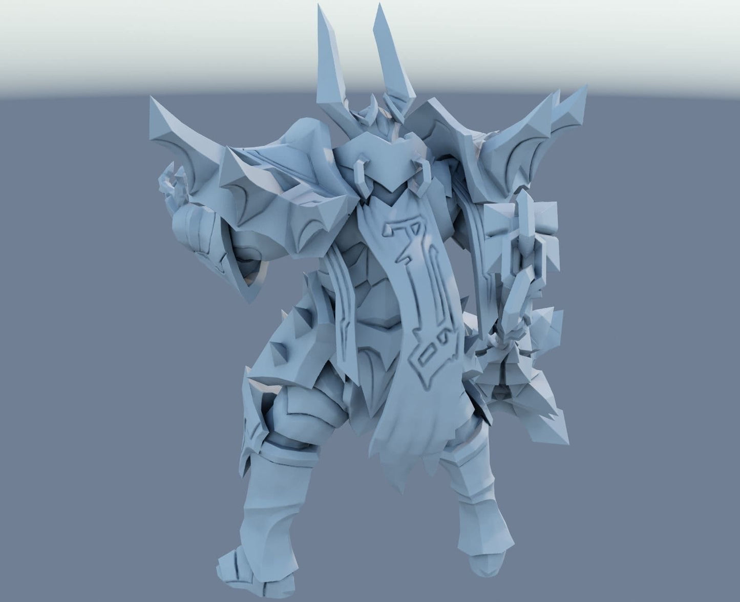 League of Legends Mordekaiser Figurine - 3D Printed Collectible for Your Gaming Heaven