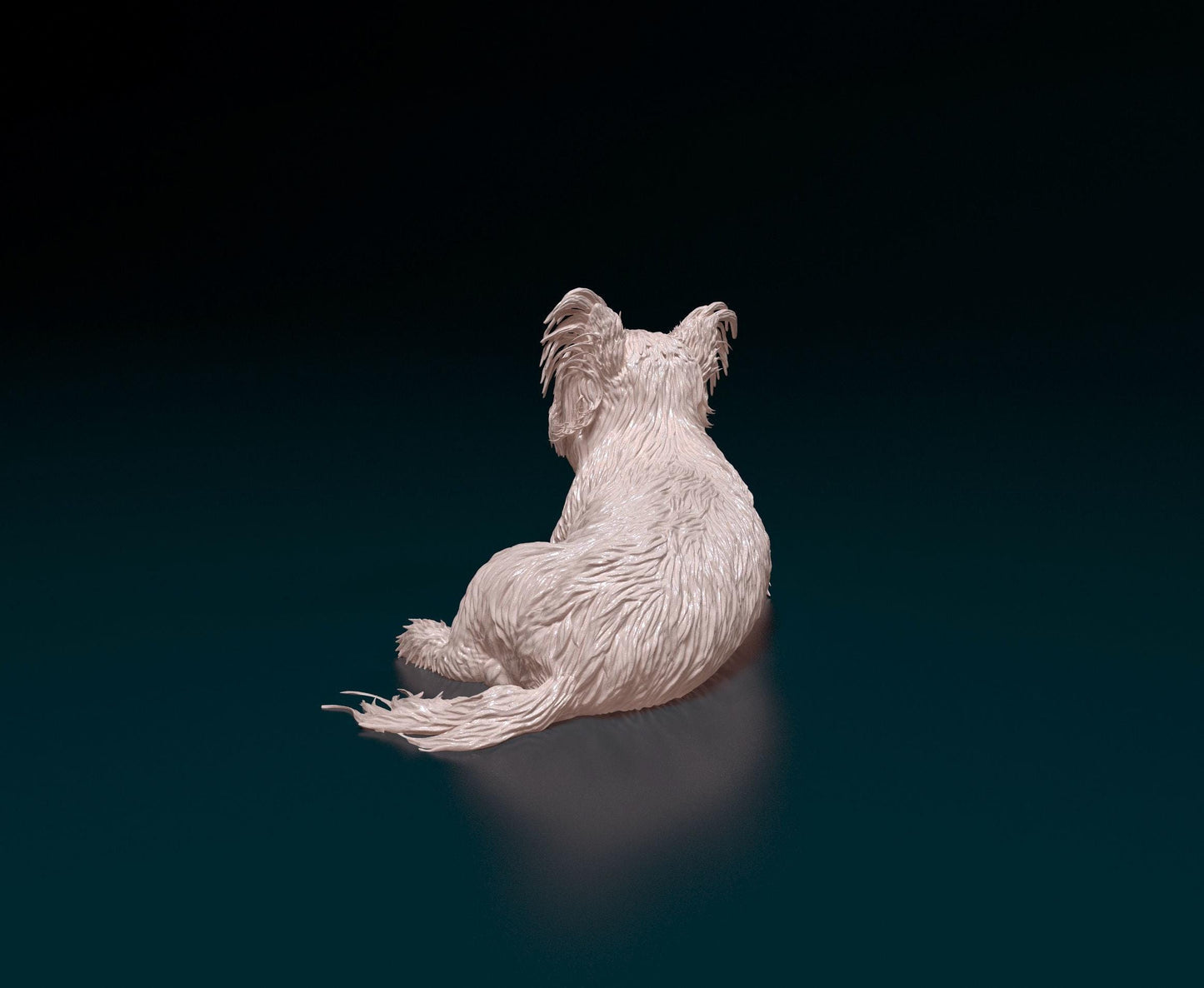 Yorkshire Terrier Figurine | 3D Printed Yorkie Dog Statue | Miniature Dog Lover Gift | Cute Pet Memorial | Desk or Shelf Decor