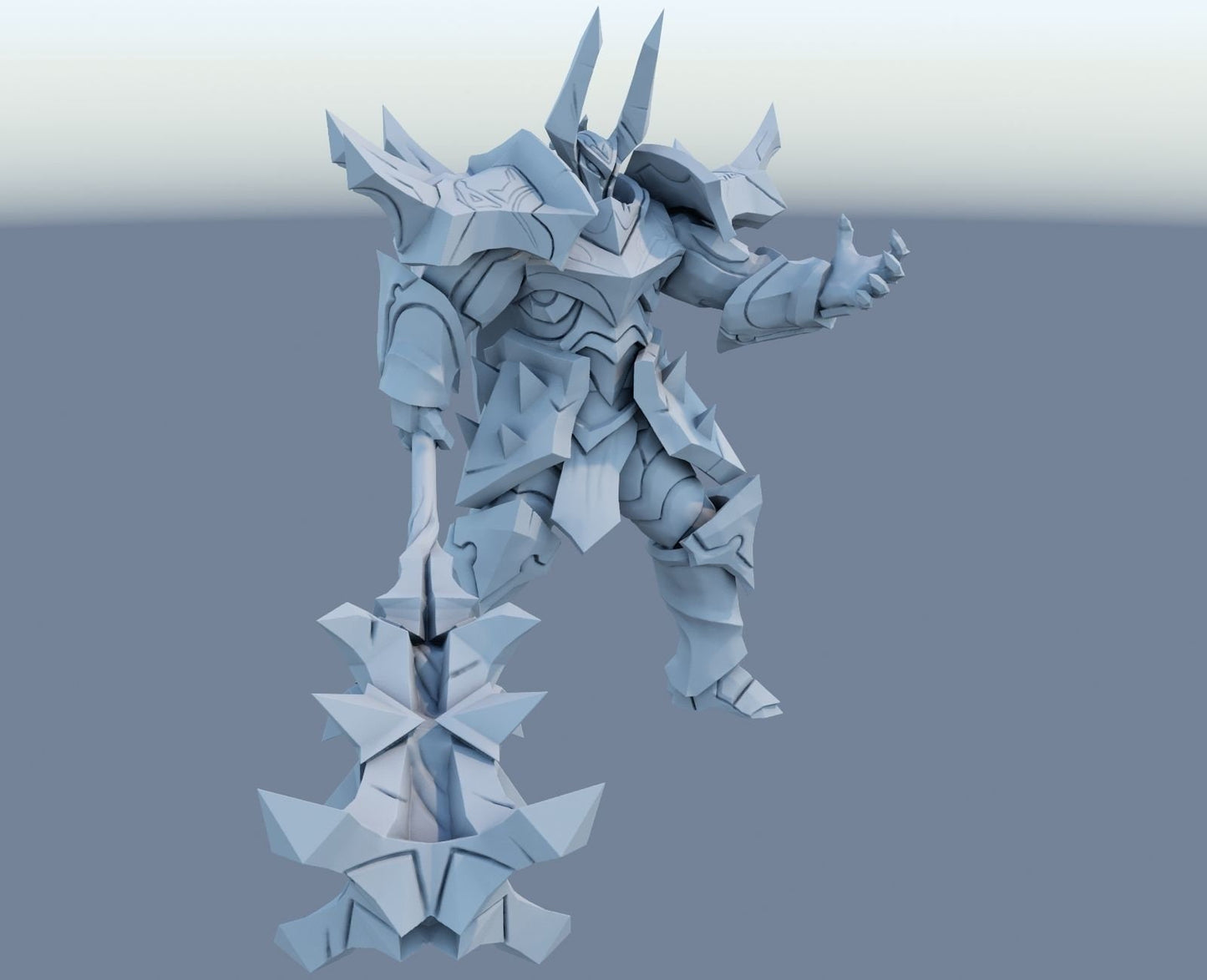 League of Legends Mordekaiser Figurine - 3D Printed Collectible for Your Gaming Heaven