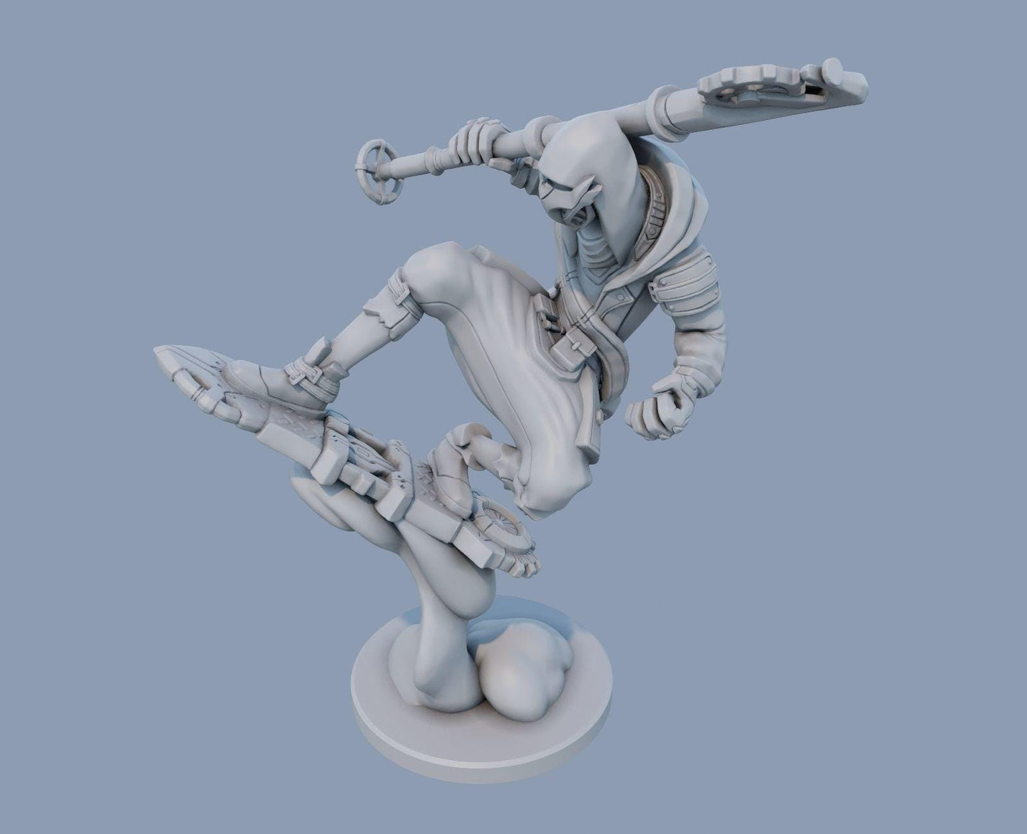 League of Legends Ekko Firelight Arcane Figurine - 3D Printed Collectible for Your Gaming Heaven