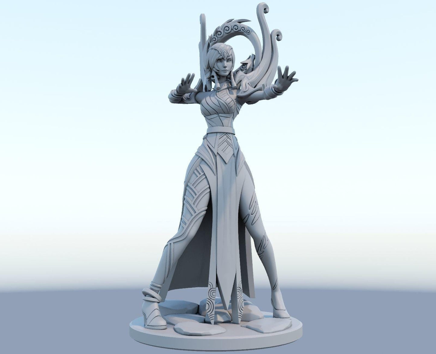 League of Legends Karma Figurine - 3D Printed Collectible for Your Gaming Heaven