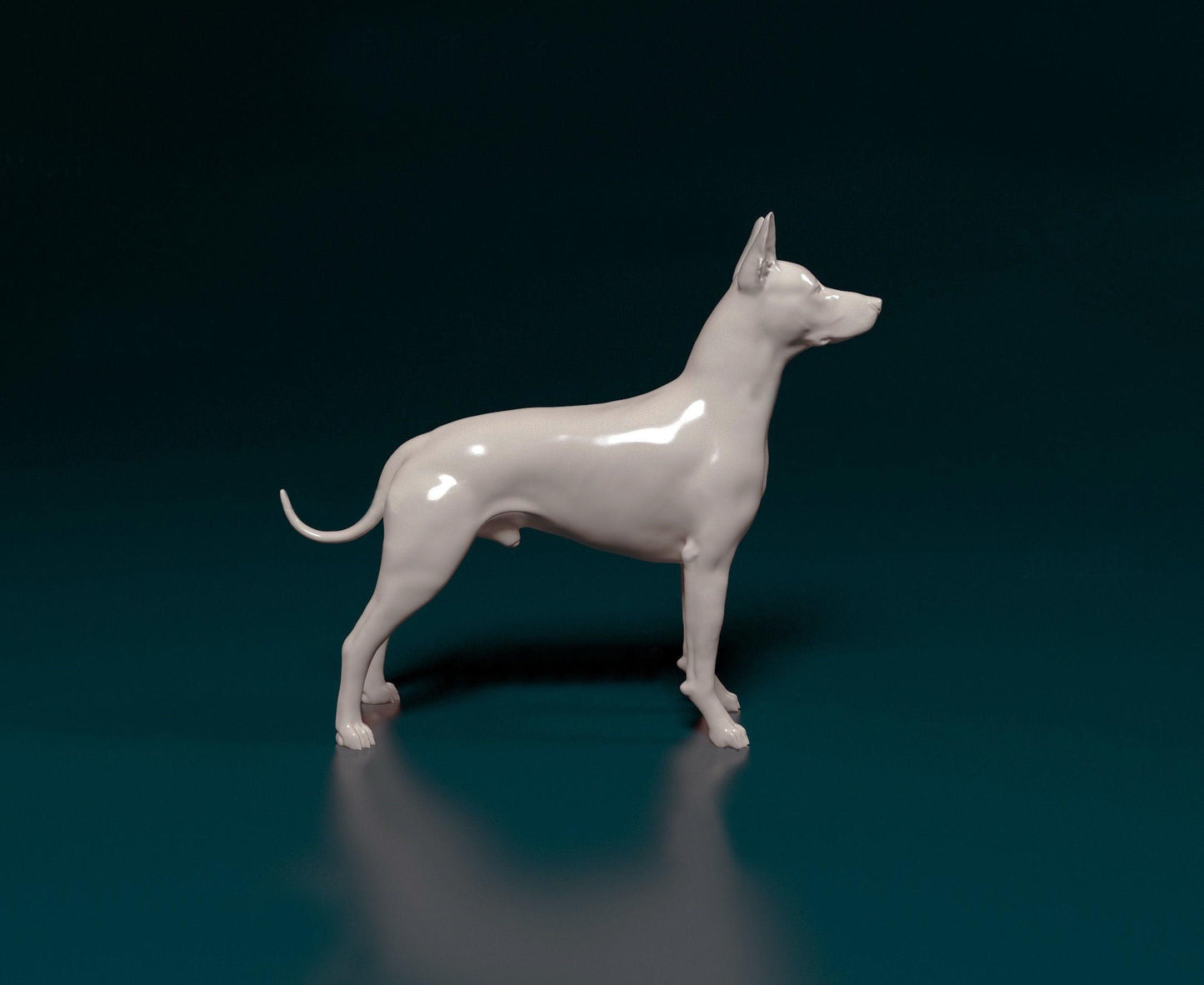 Xoloitzcuintle Dog Figurine | 3D Printed Mexican Hairless Statue | Xolo Sculpture | Unique Pet Memorial Gift | Aztec Dog Decor