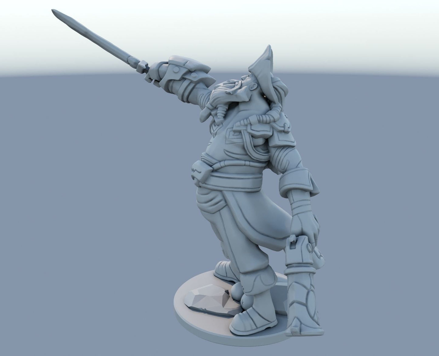League of Legends Gangplank Figurine - 3D Printed Collectible for Your Gaming Heaven