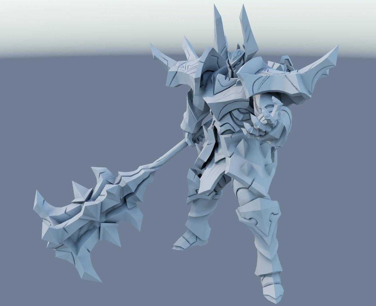League of Legends Mordekaiser Figurine - 3D Printed Collectible for Your Gaming Heaven