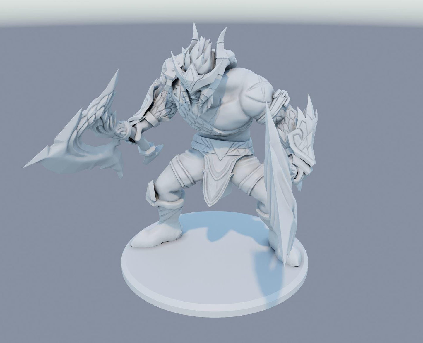 League of Legends Olaf dragon slayer Figurine - 3D Printed Collectible for Your Gaming Heaven