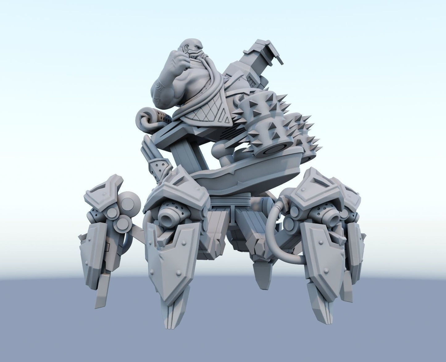 League of Legends Urgot Figurine - 3D Printed Collectible for Your Gaming Heaven