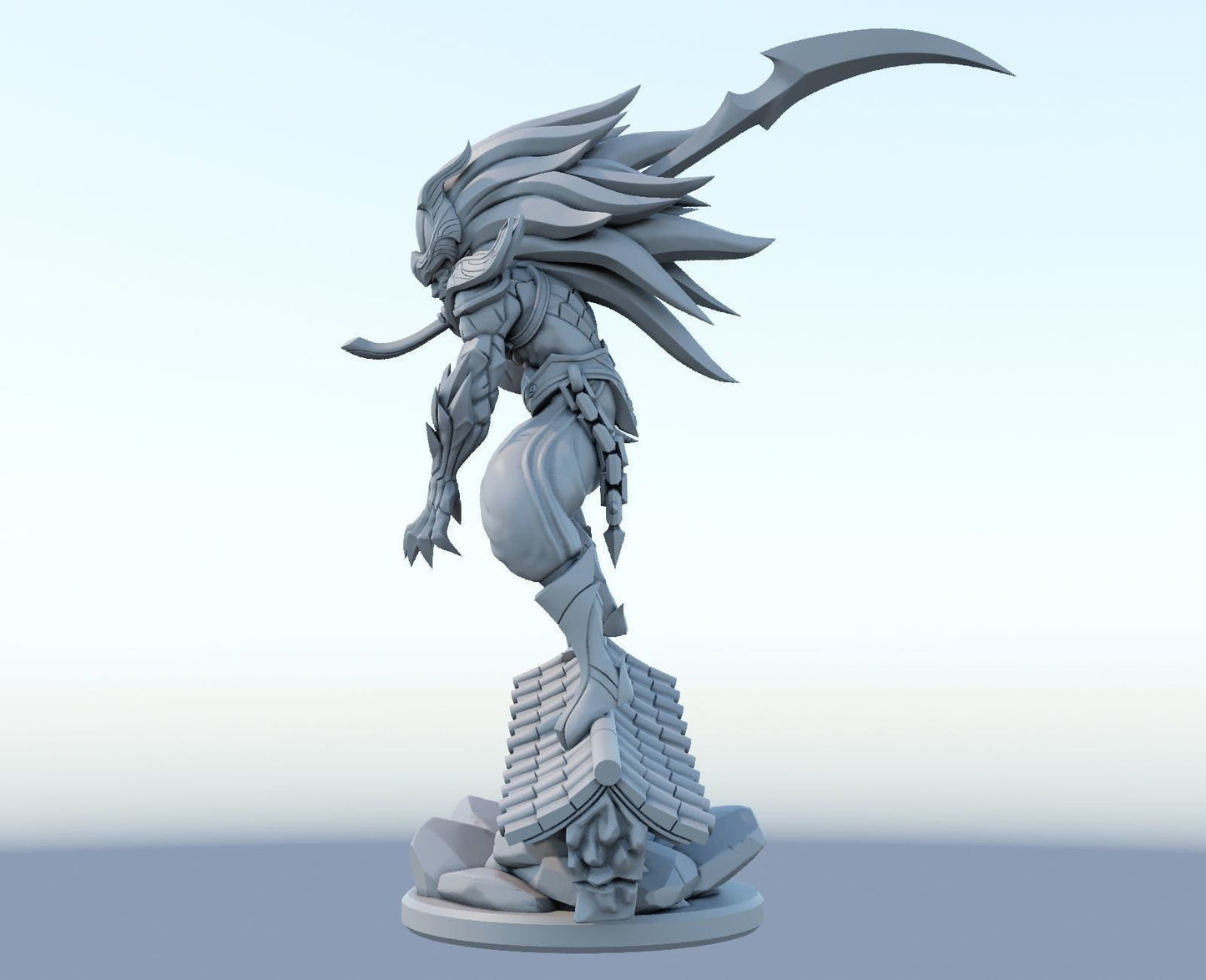 League of Legends Yasuo Nightbringer Figurine - 3D Printed Collectible for Your Gaming Heaven