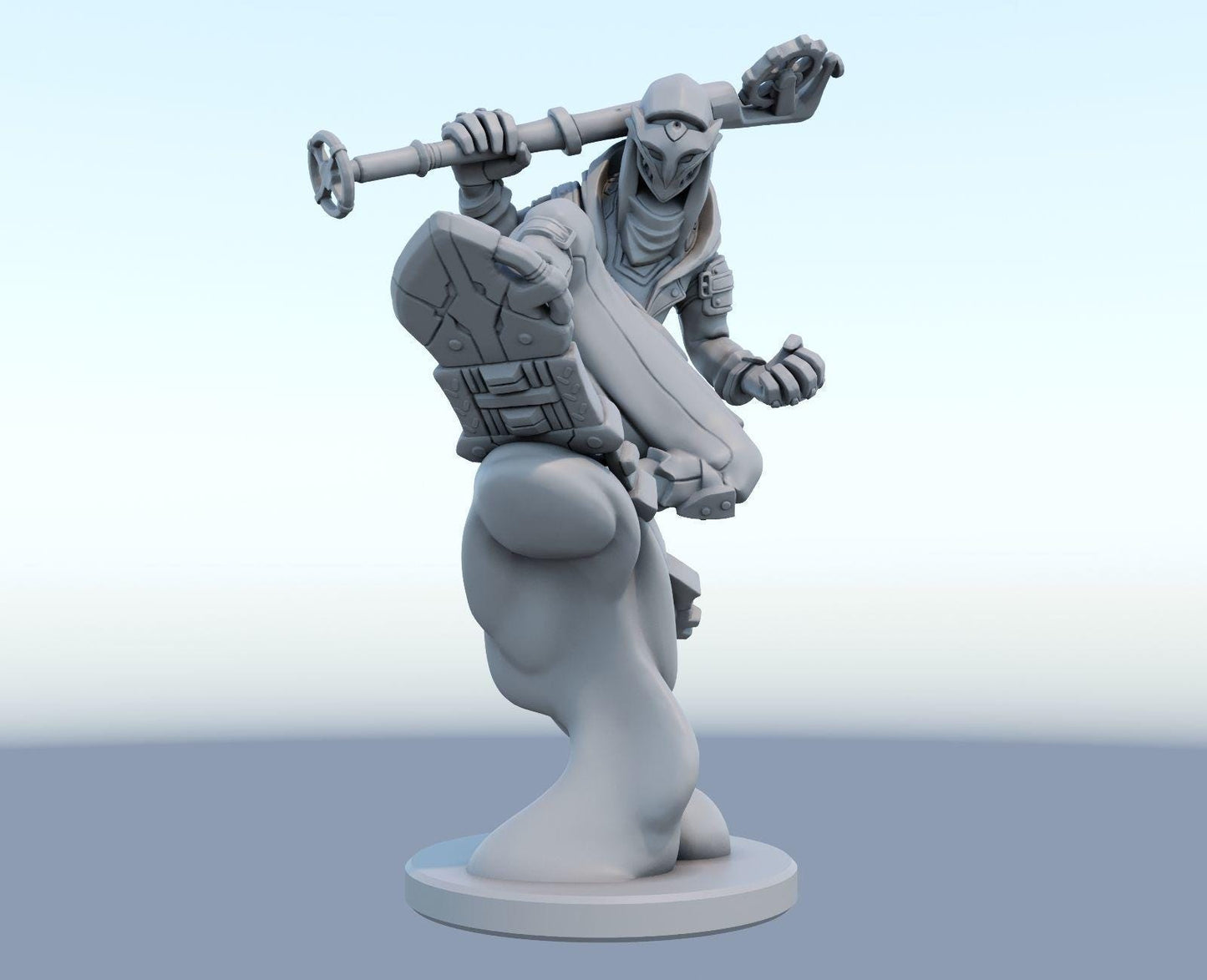 League of Legends Ekko Firelight Arcane Figurine - 3D Printed Collectible for Your Gaming Heaven