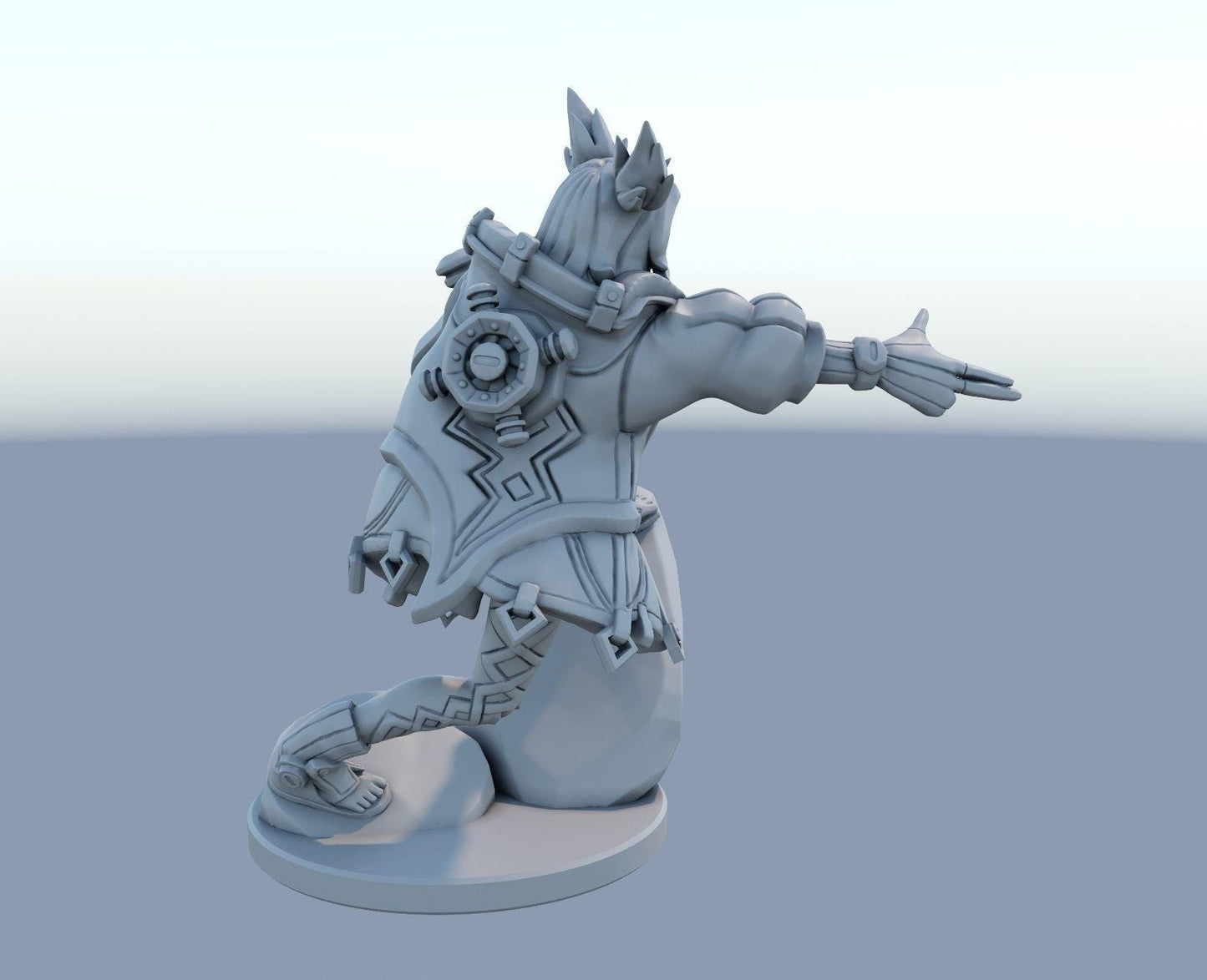 League of Legends Zeri Figurine - 3D Printed Collectible for Your Gaming Heaven