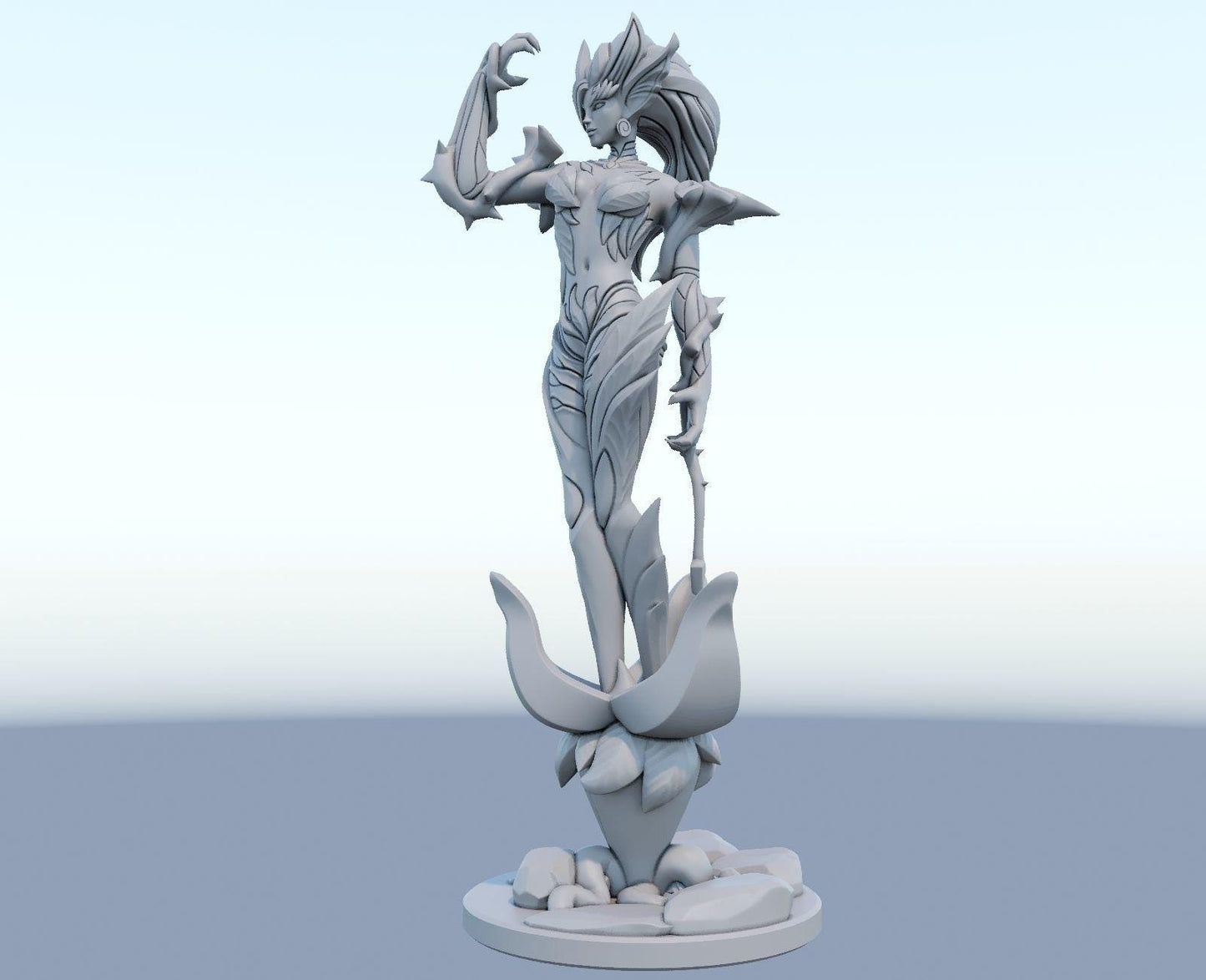 League of Legends Zyra Figurine - 3D Printed Collectible for Your Gaming Heaven