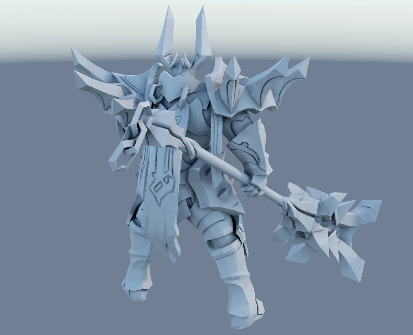 League of Legends Mordekaiser Figurine - 3D Printed Collectible for Your Gaming Heaven