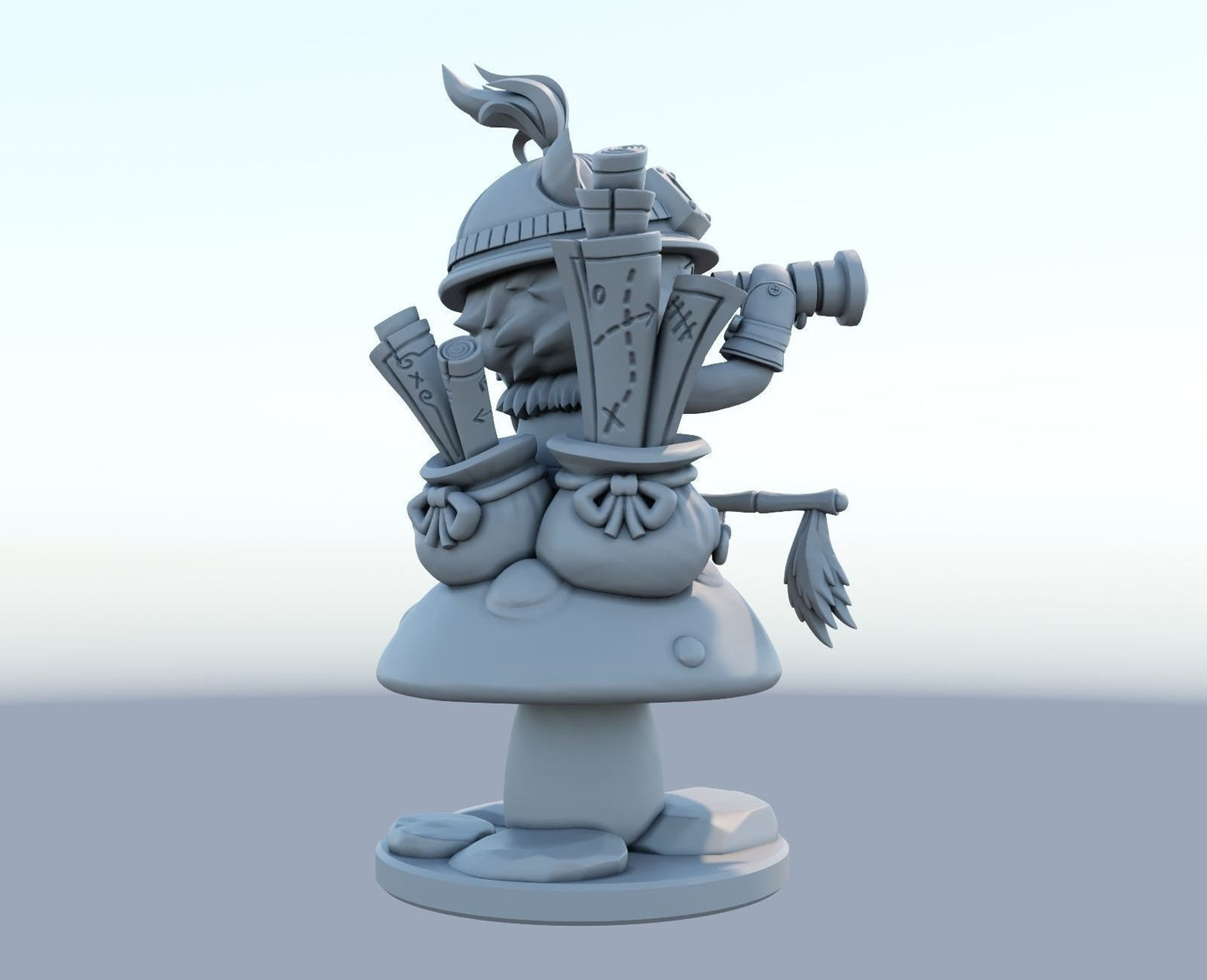 League of Legends Teemo Figure | 3D Printed Chibi Model | Gaming Desk Decor | Gamer Gift | Collectible Statue