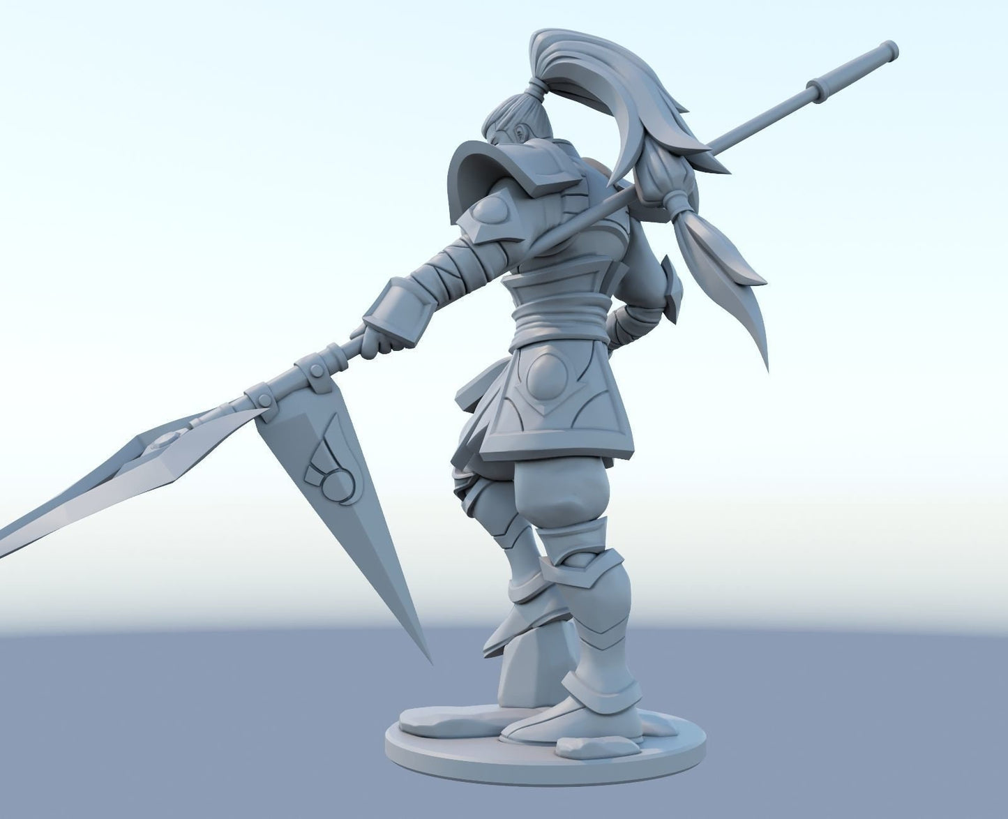 League of Legends Xin zhao Figurine - 3D Printed Collectible for Your Gaming Heaven