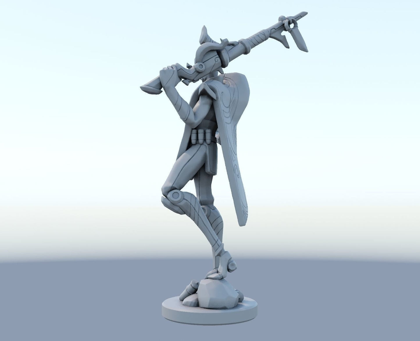 League of Legends Jhin Figurine - 3D Printed Collectible for Your Gaming Heaven