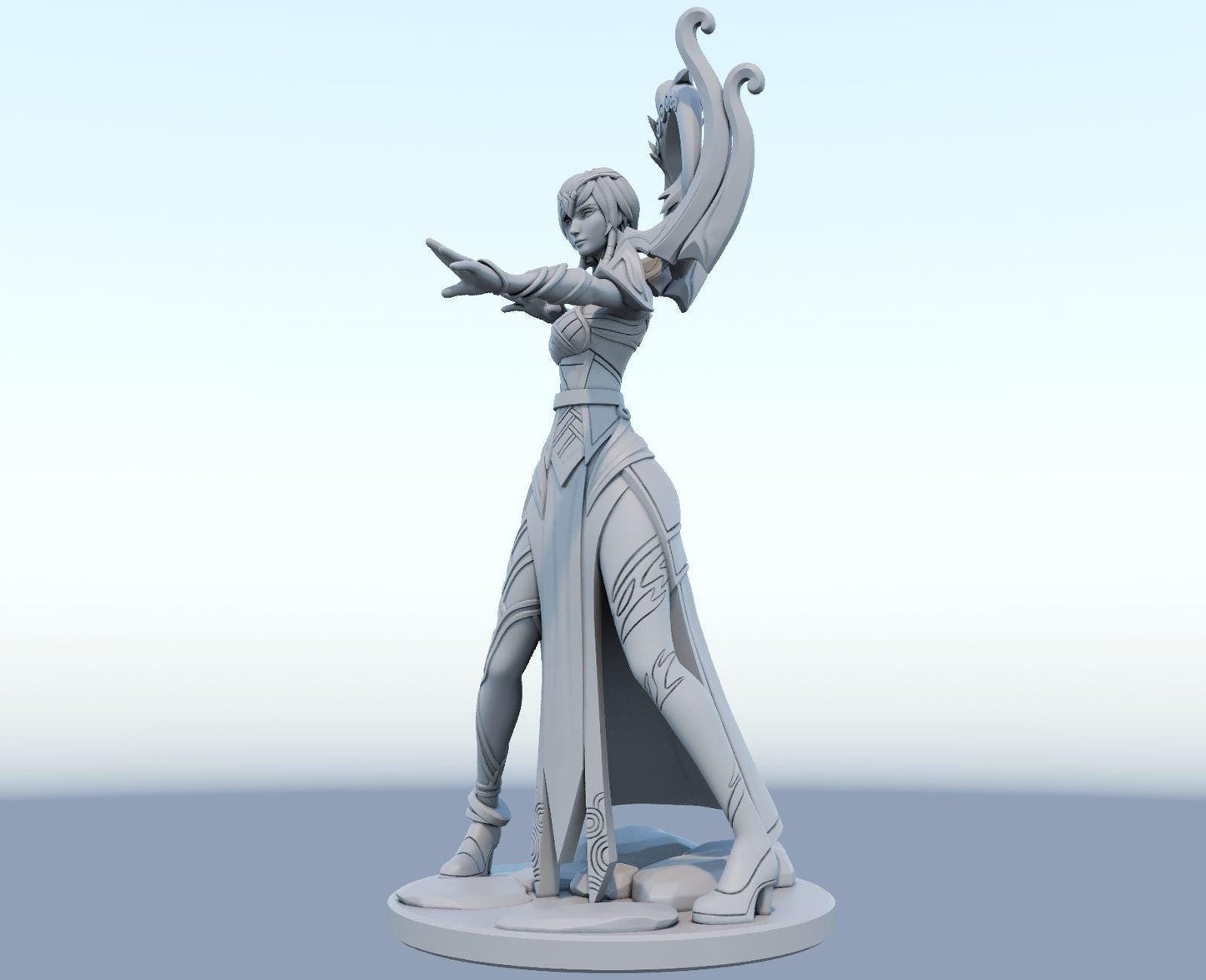 League of Legends Karma Figurine - 3D Printed Collectible for Your Gaming Heaven