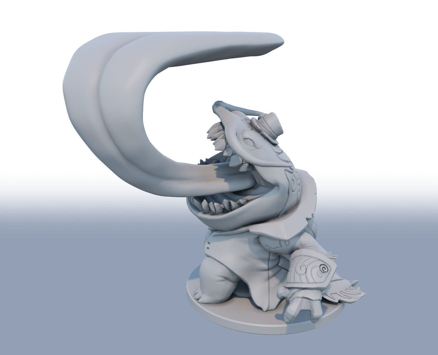 League of Legends Tahm Kench Figurine - 3D Printed Collectible for Your Gaming Heaven