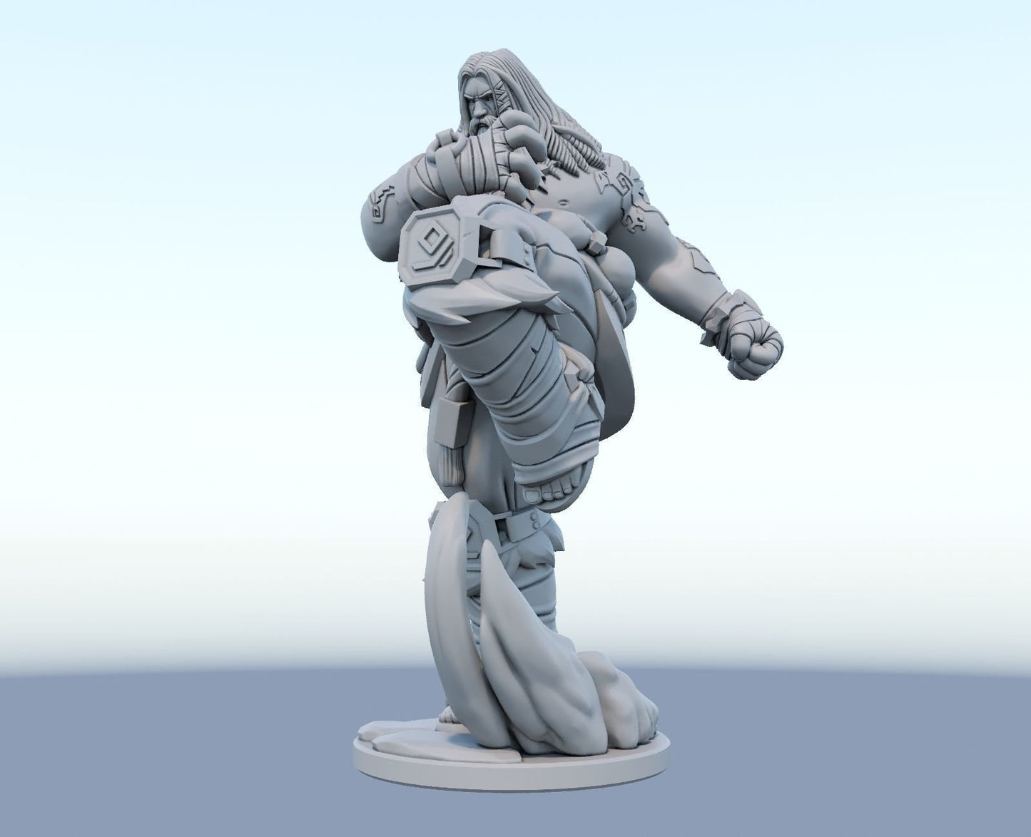 League of Legends Udyr Figurine - 3D Printed Collectible for Your Gaming Heaven