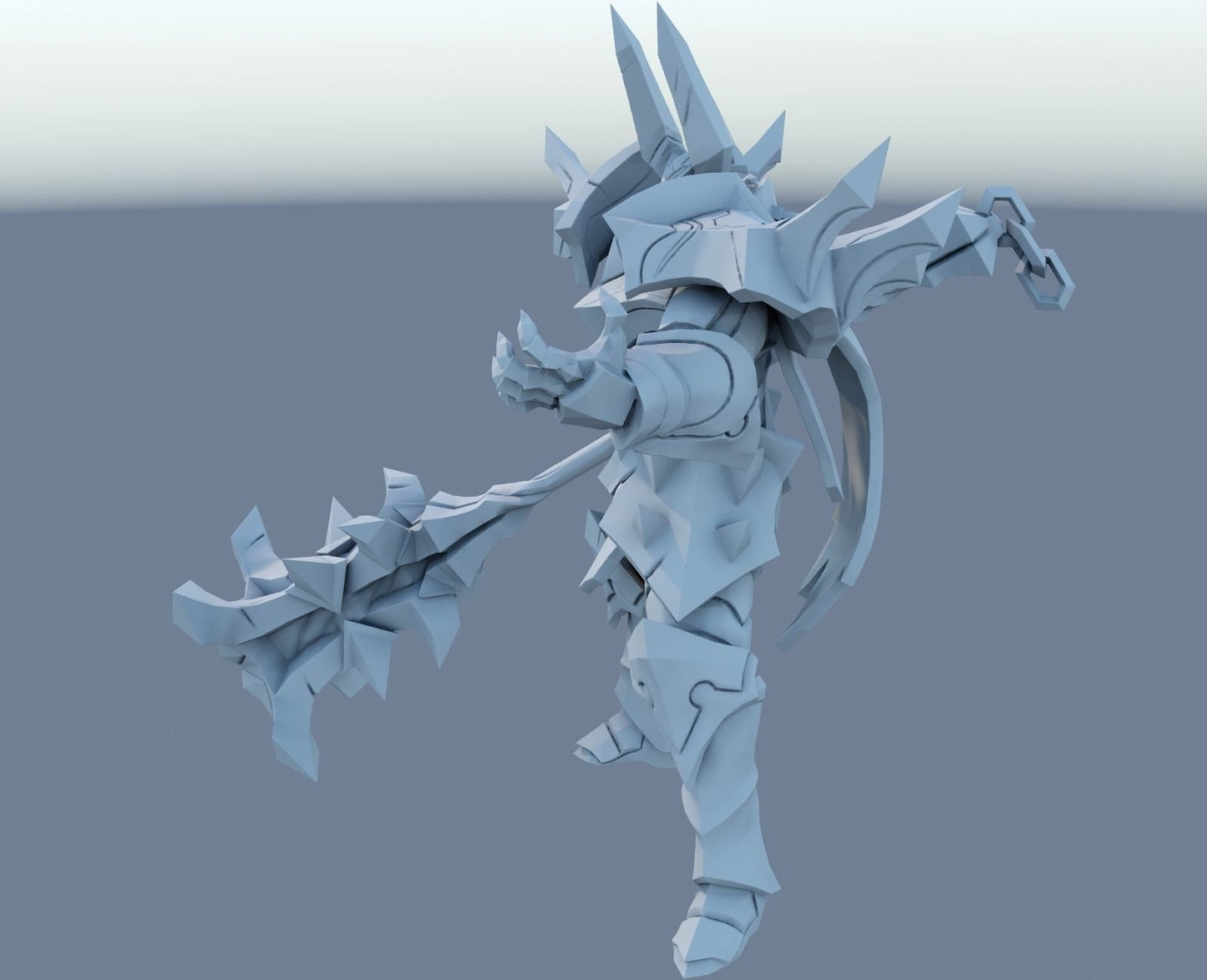 League of Legends Mordekaiser Figurine - 3D Printed Collectible for Your Gaming Heaven