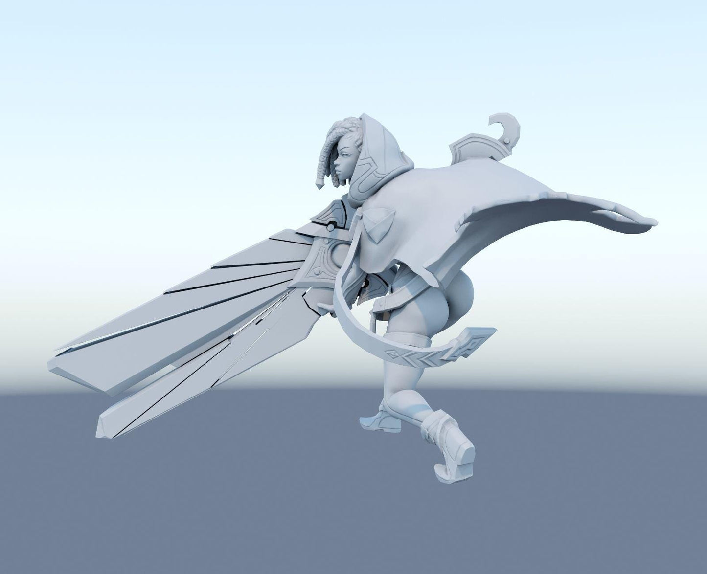 League of Legends Senna Figurine - 3D Printed Collectible for Your Gaming Heaven