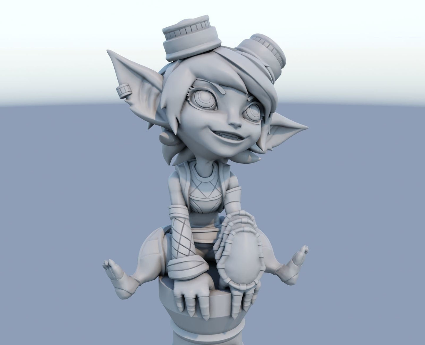 League of Legends Tristana Figurine - 3D Printed Collectible for Your Gaming Heaven