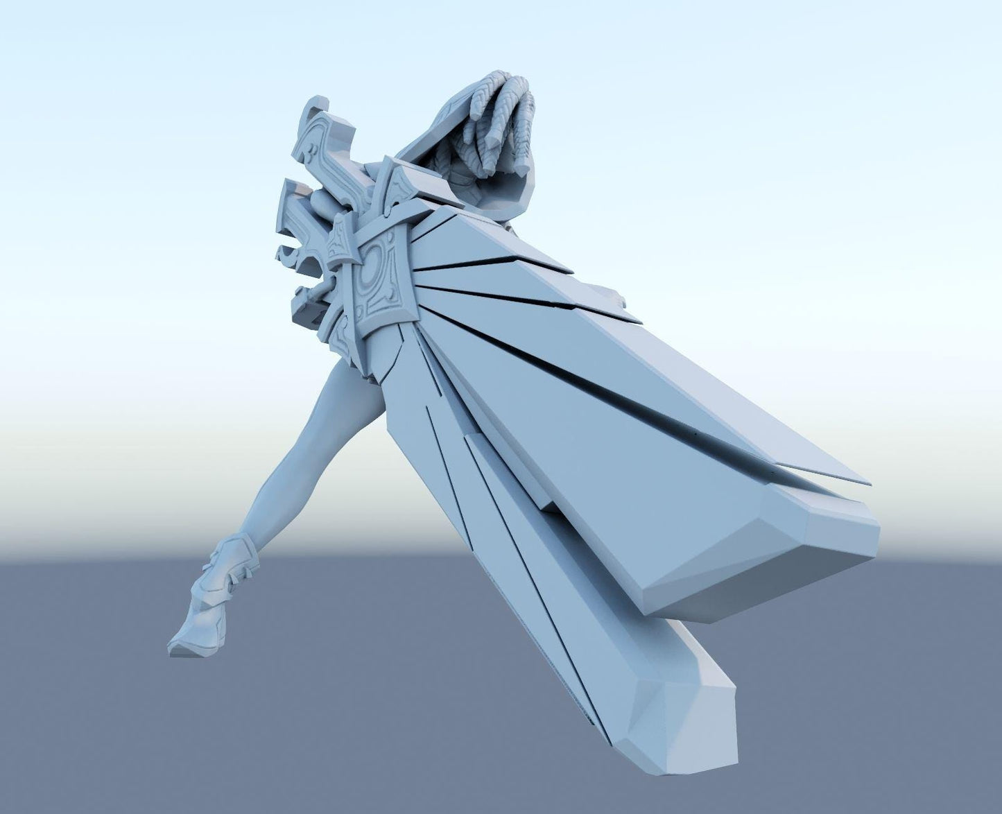 League of Legends Senna Figurine - 3D Printed Collectible for Your Gaming Heaven