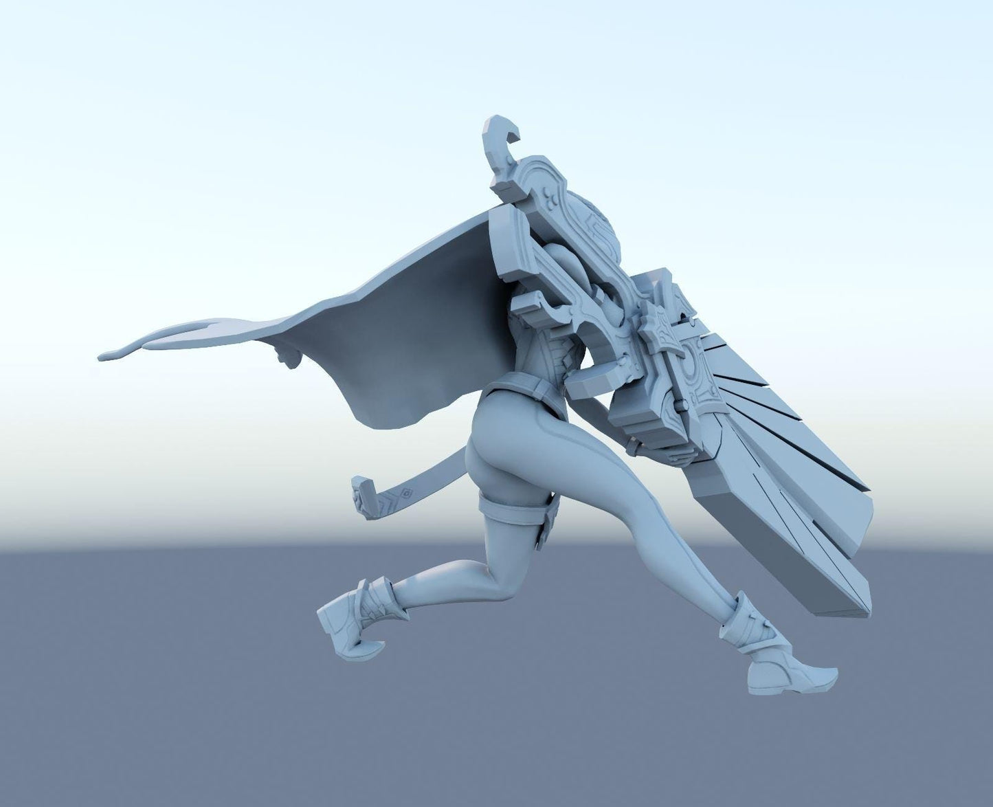 League of Legends Senna Figurine - 3D Printed Collectible for Your Gaming Heaven