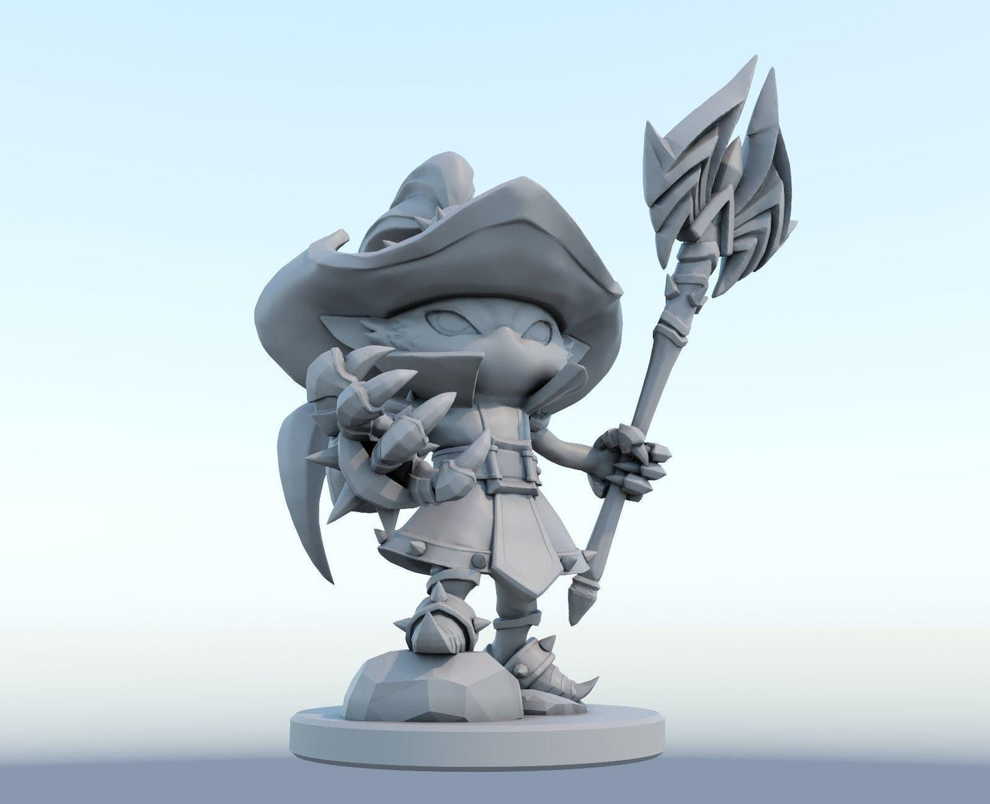 League of Legends Veigar Figurine - 3D Printed Collectible for Your Gaming Heaven