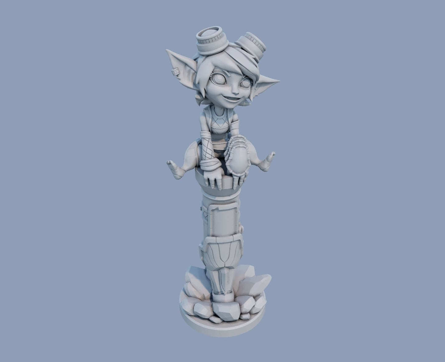 League of Legends Tristana Figurine - 3D Printed Collectible for Your Gaming Heaven