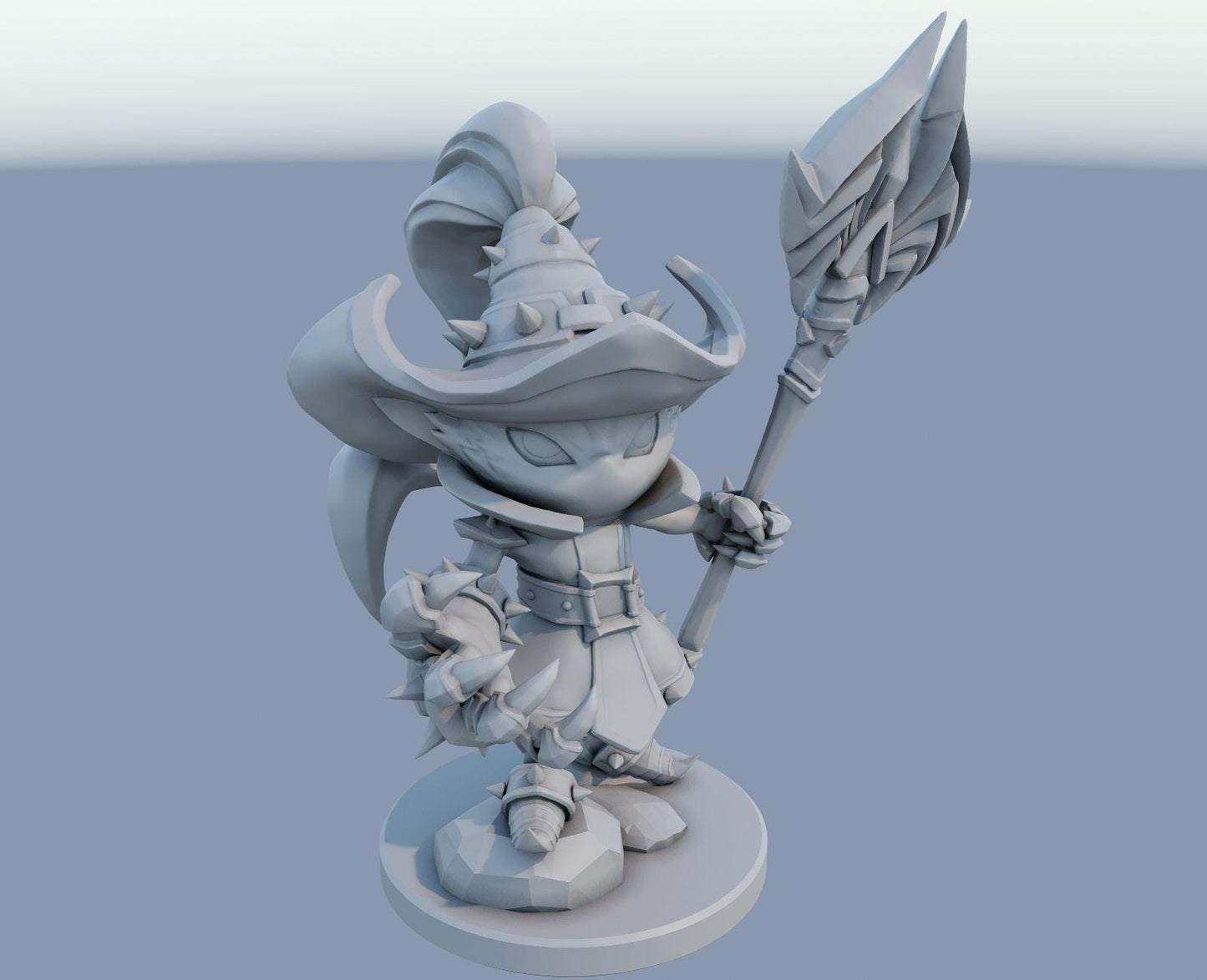 League of Legends Veigar Figurine - 3D Printed Collectible for Your Gaming Heaven