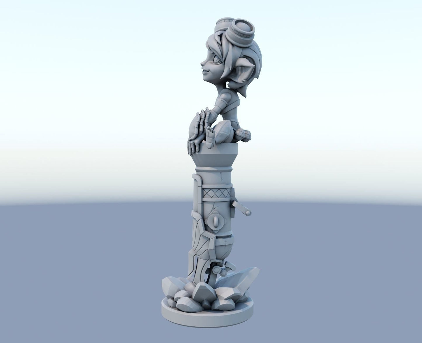 League of Legends Tristana Figurine - 3D Printed Collectible for Your Gaming Heaven