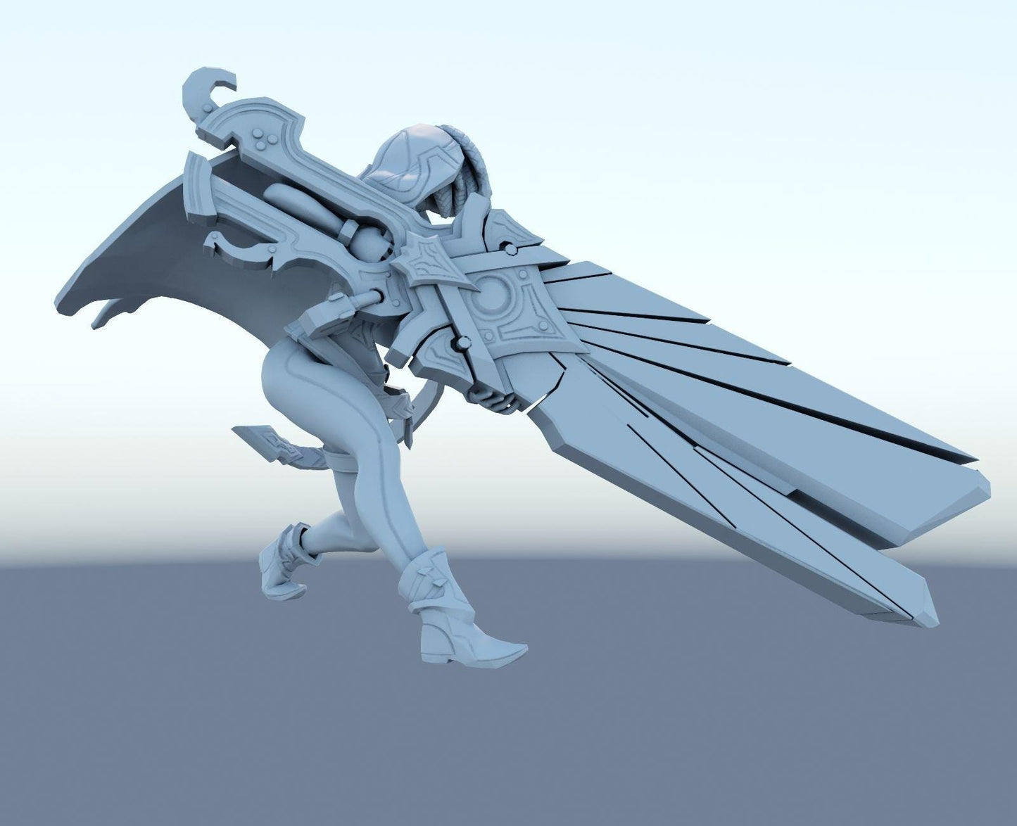 League of Legends Senna Figurine - 3D Printed Collectible for Your Gaming Heaven
