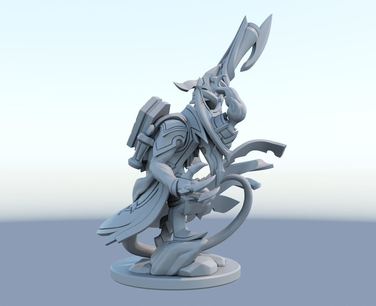 League of Legends Twitch Hing noon Figurine - 3D Printed Collectible for Your Gaming Heaven