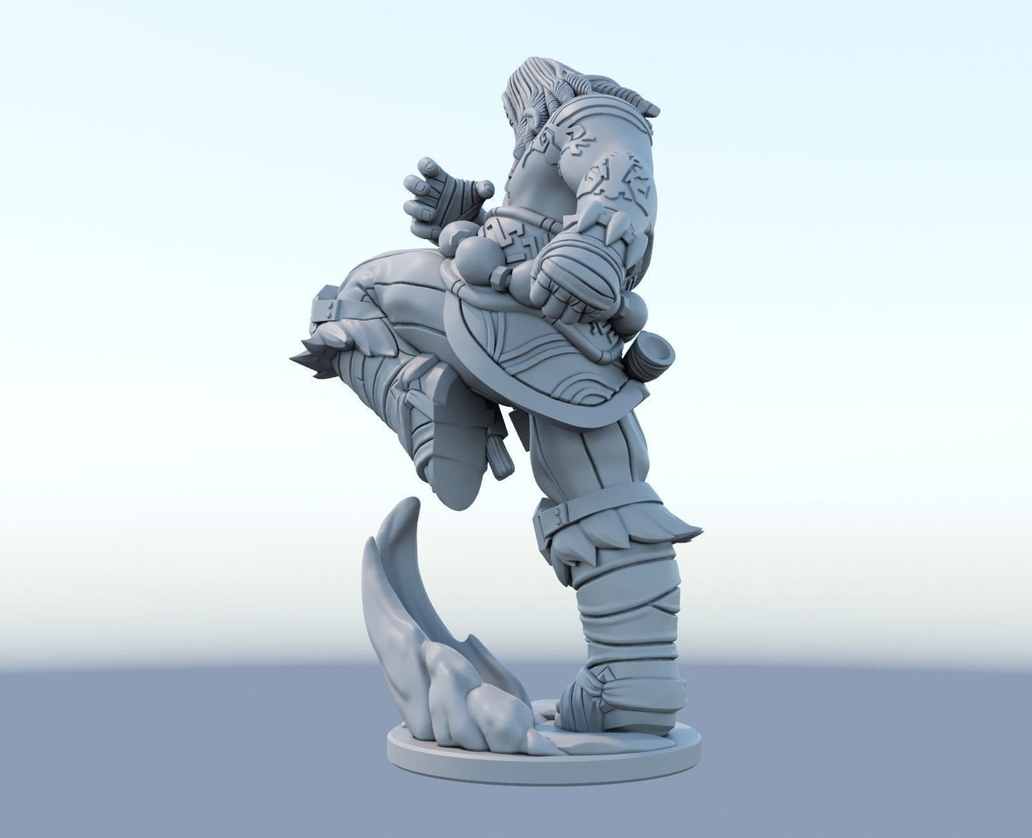 League of Legends Udyr Figurine - 3D Printed Collectible for Your Gaming Heaven