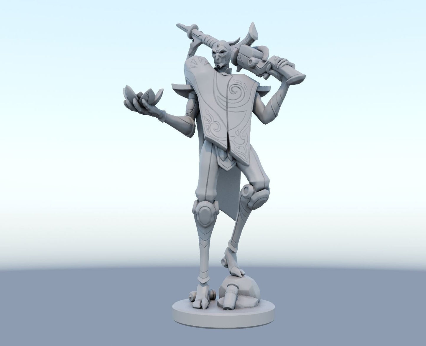 League of Legends Jhin Figurine - 3D Printed Collectible for Your Gaming Heaven