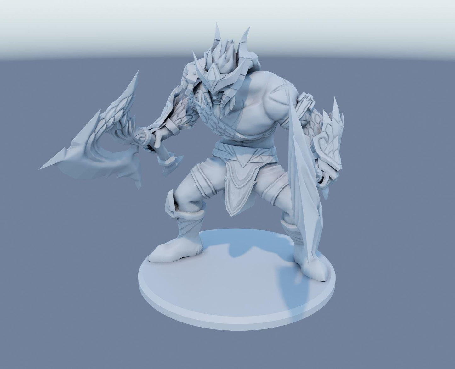 League of Legends Olaf dragon slayer Figurine - 3D Printed Collectible for Your Gaming Heaven
