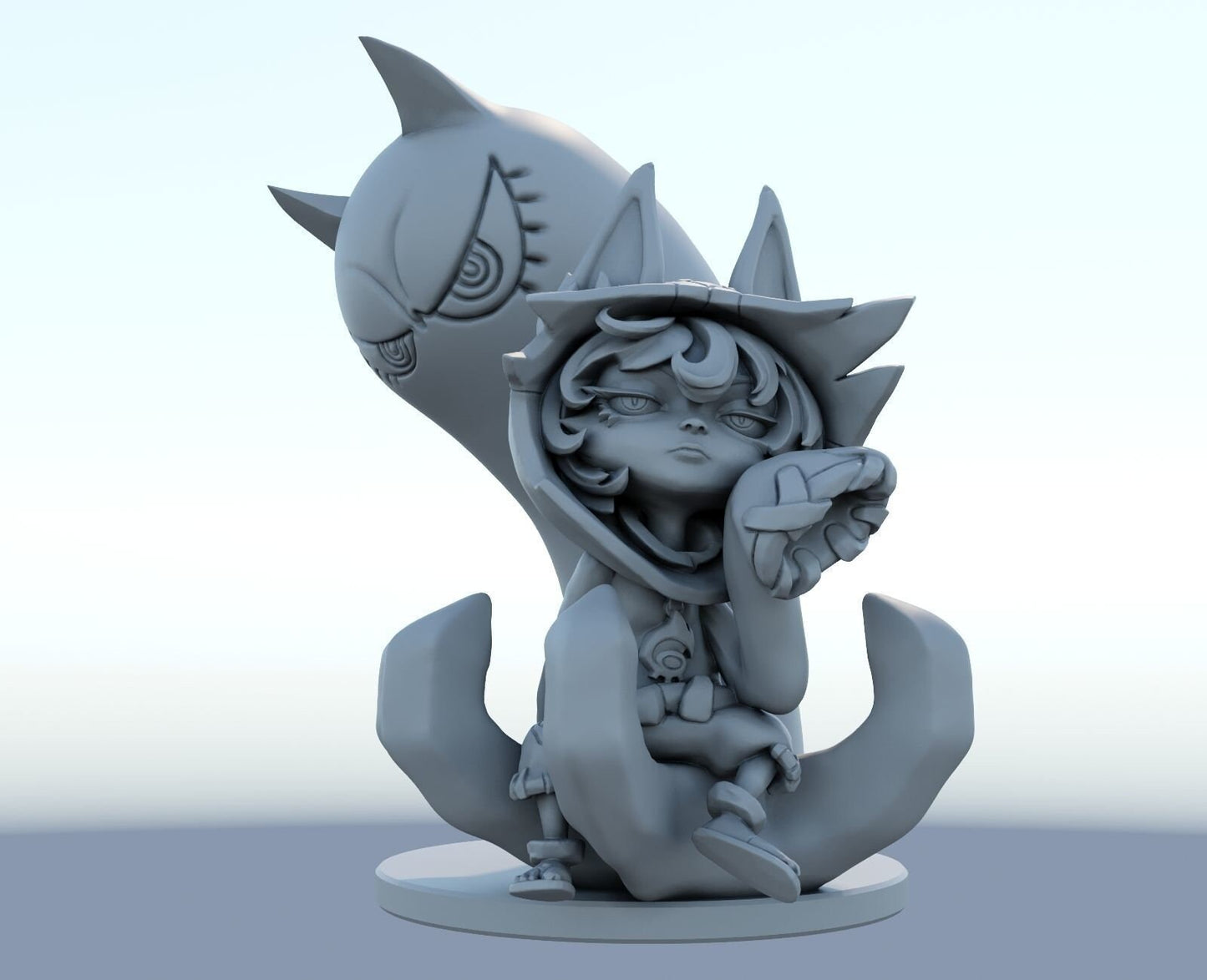 League of Legends Vex Figurine - 3D Printed Collectible for Your Gaming Heaven