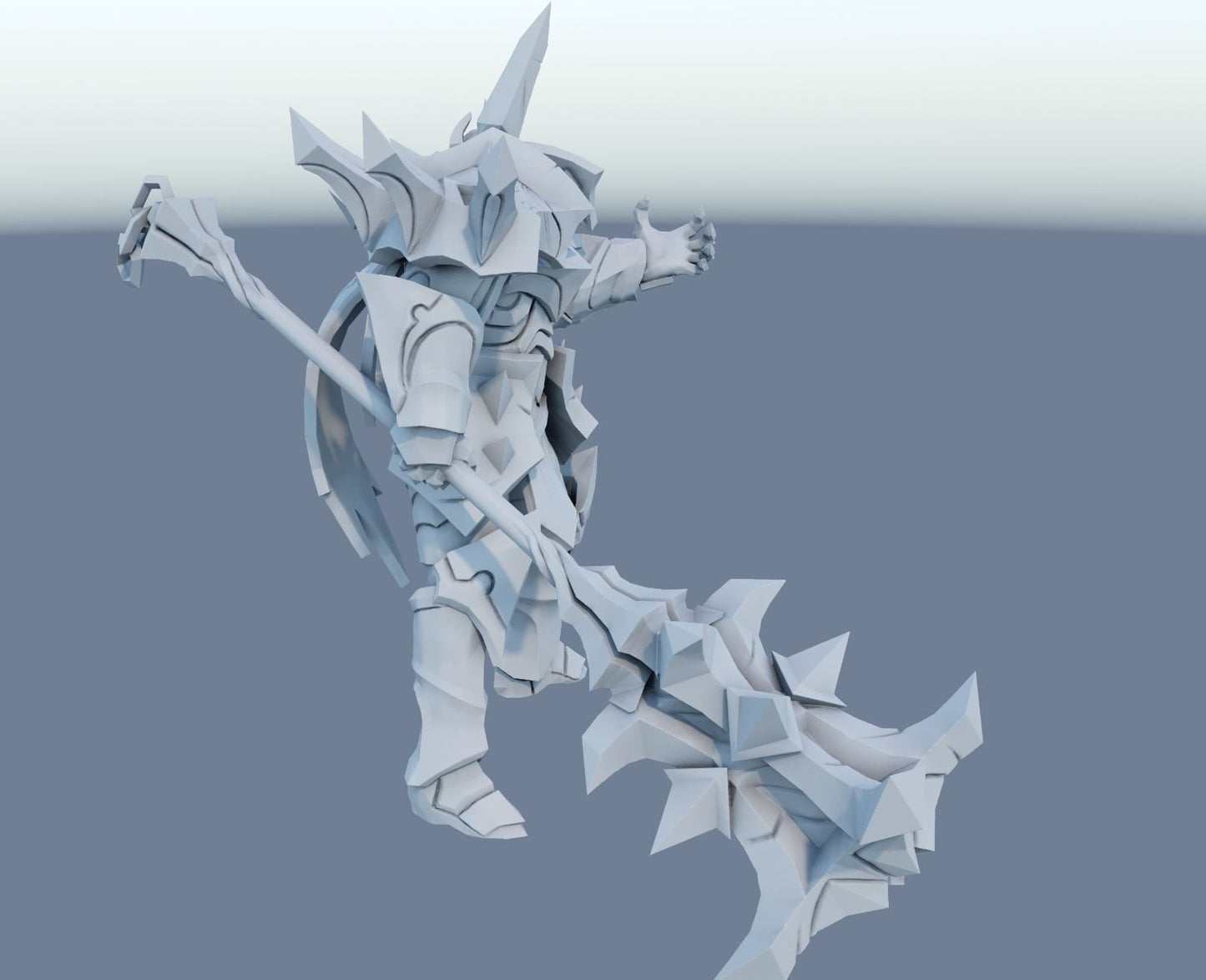 League of Legends Mordekaiser Figurine - 3D Printed Collectible for Your Gaming Heaven