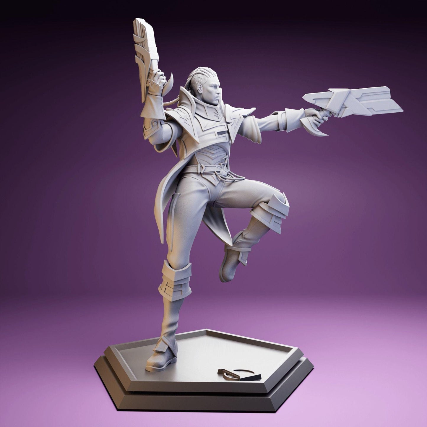 League of Legends Lucian - The Purifier Figurine - 3D Printed Collectible for Your Gaming Heaven