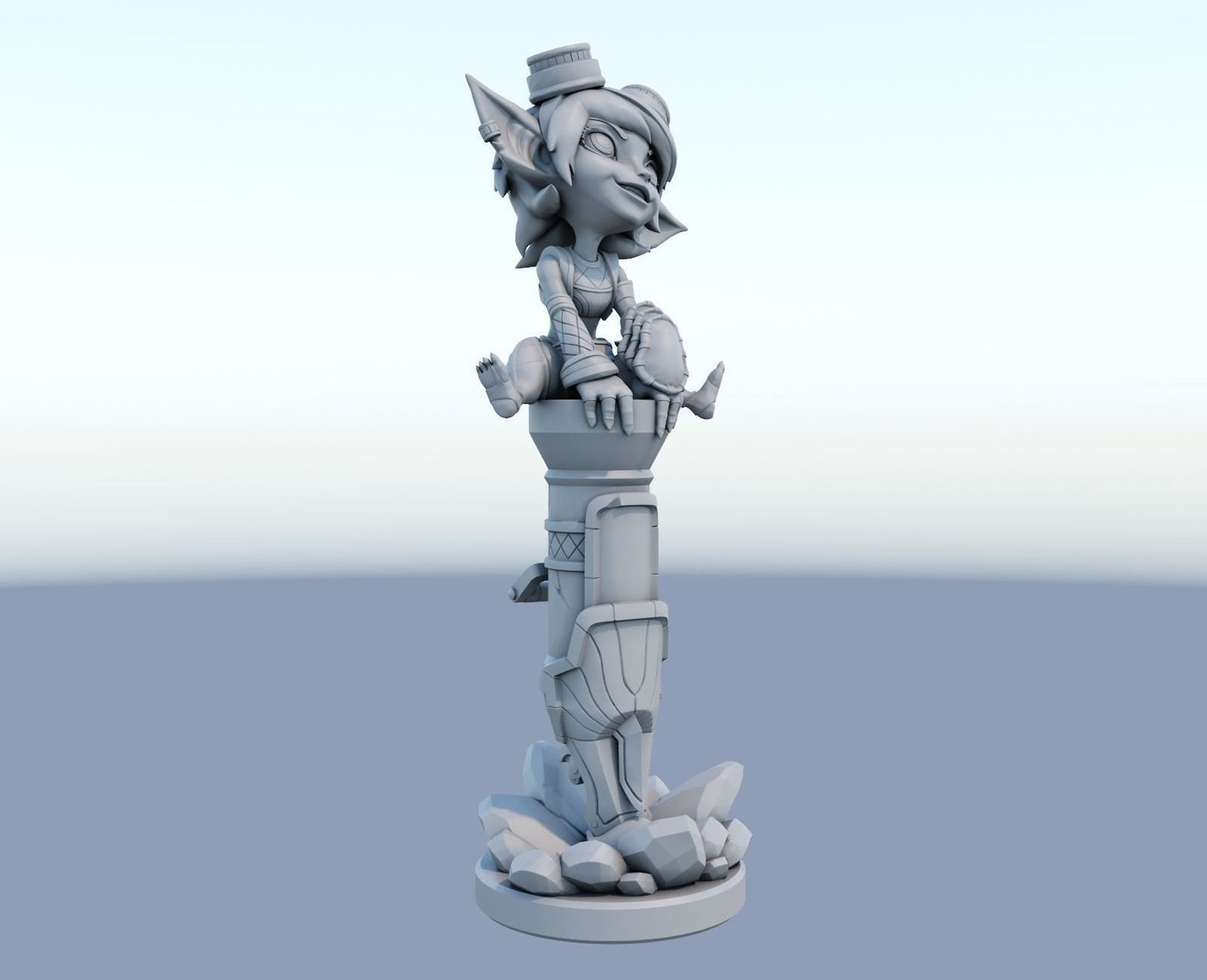 League of Legends Tristana Figurine - 3D Printed Collectible for Your Gaming Heaven