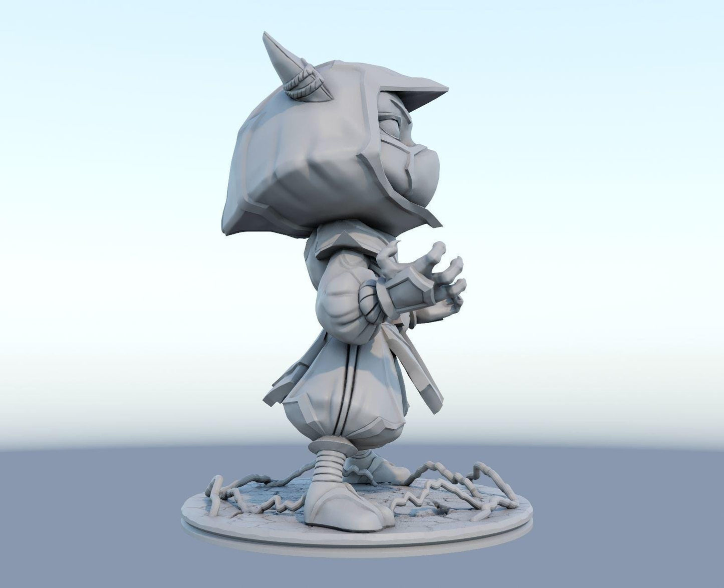 League of Legends Kennen Figurine - 3D Printed Collectible for Your Gaming Heaven