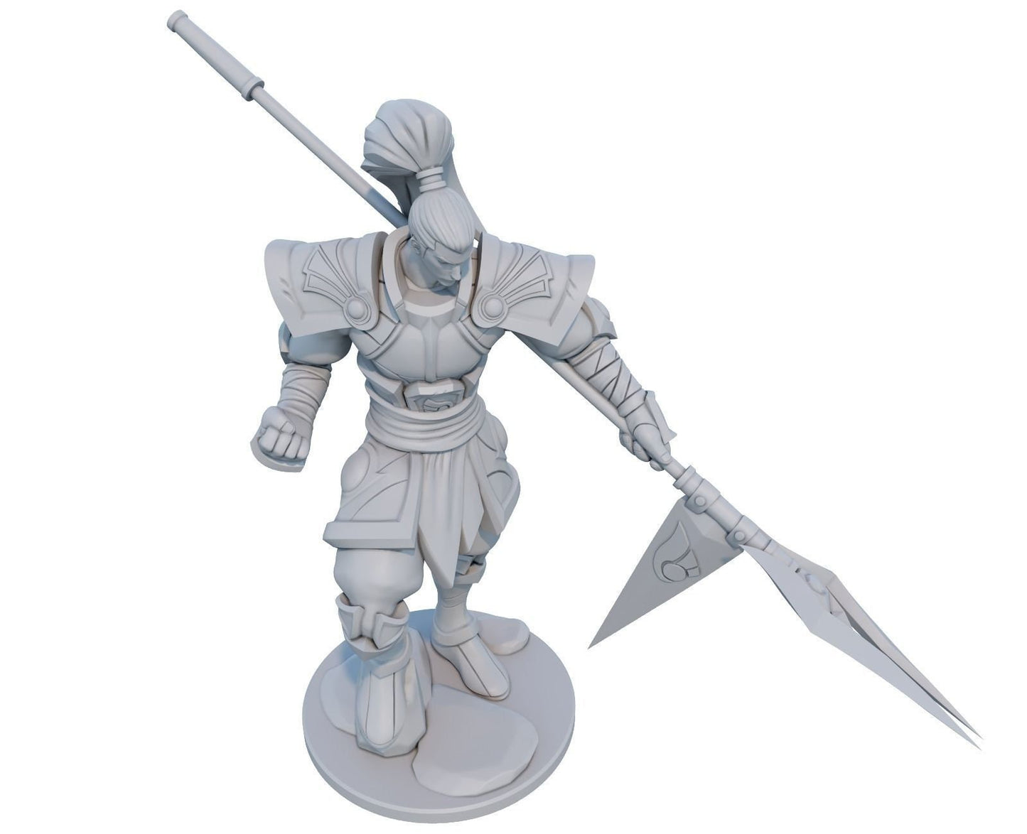 League of Legends Xin zhao Figurine - 3D Printed Collectible for Your Gaming Heaven