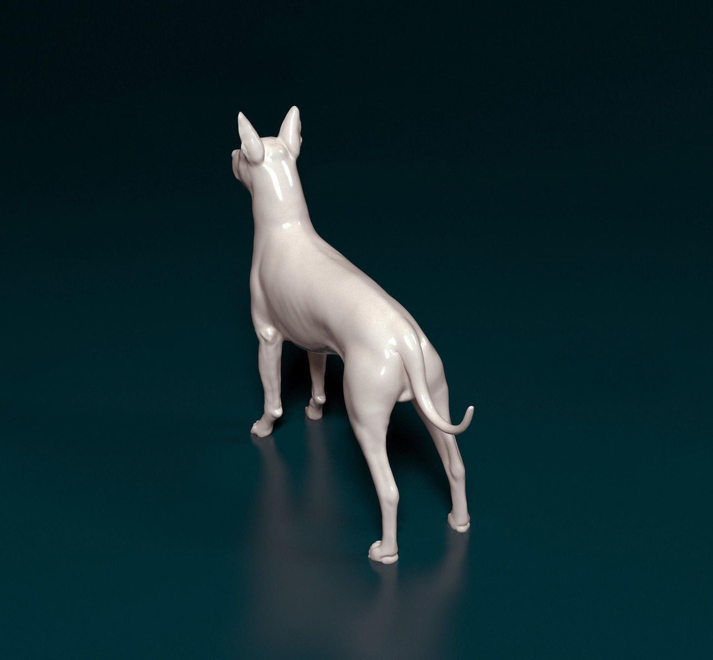 Xoloitzcuintle Dog Figurine | 3D Printed Mexican Hairless Statue | Xolo Sculpture | Unique Pet Memorial Gift | Aztec Dog Decor