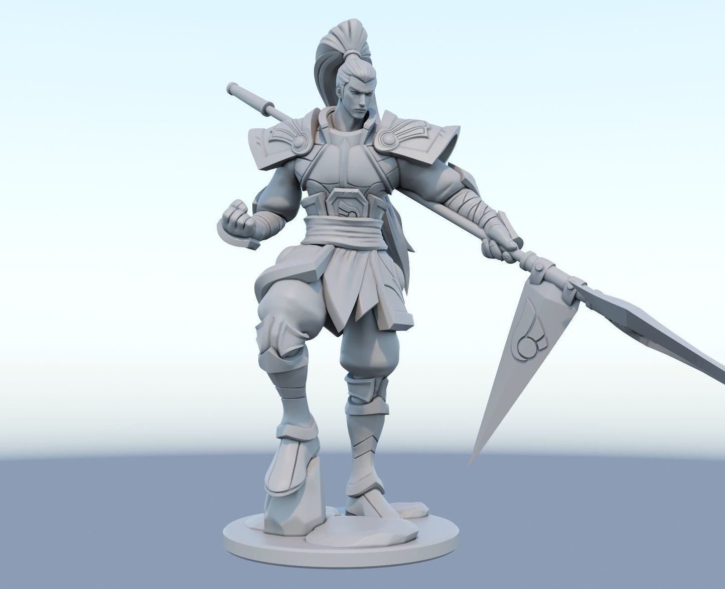 League of Legends Xin zhao Figurine - 3D Printed Collectible for Your Gaming Heaven