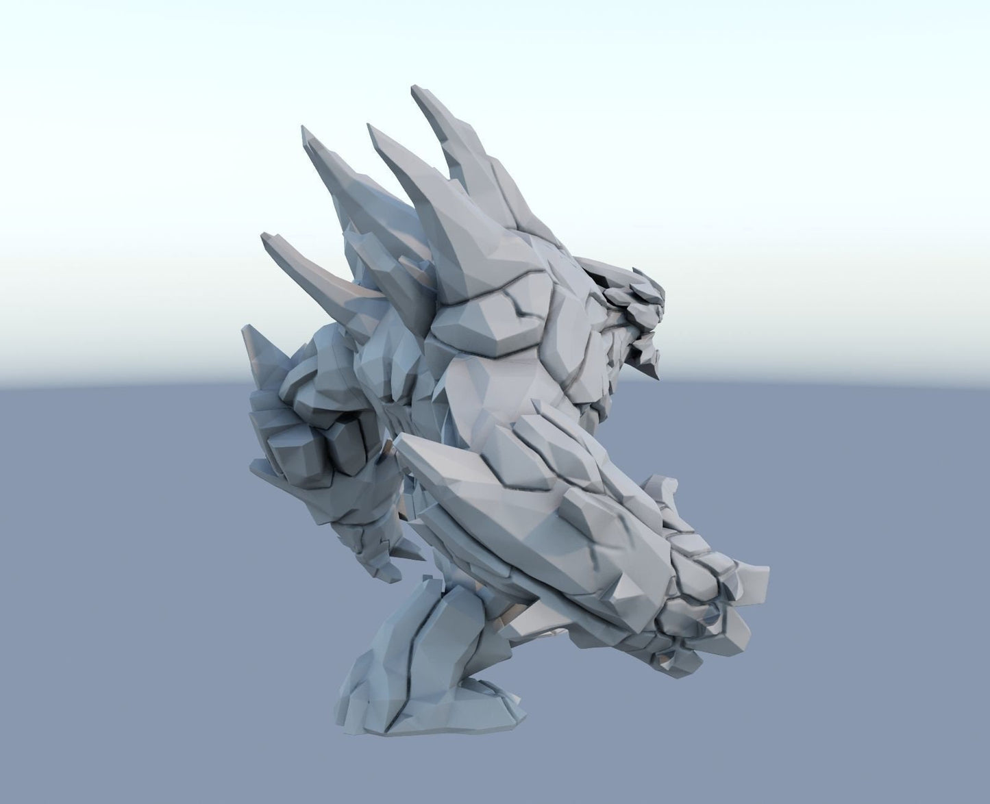League of Legends Malphite Figurine - 3D Printed Collectible for Your Gaming Heaven