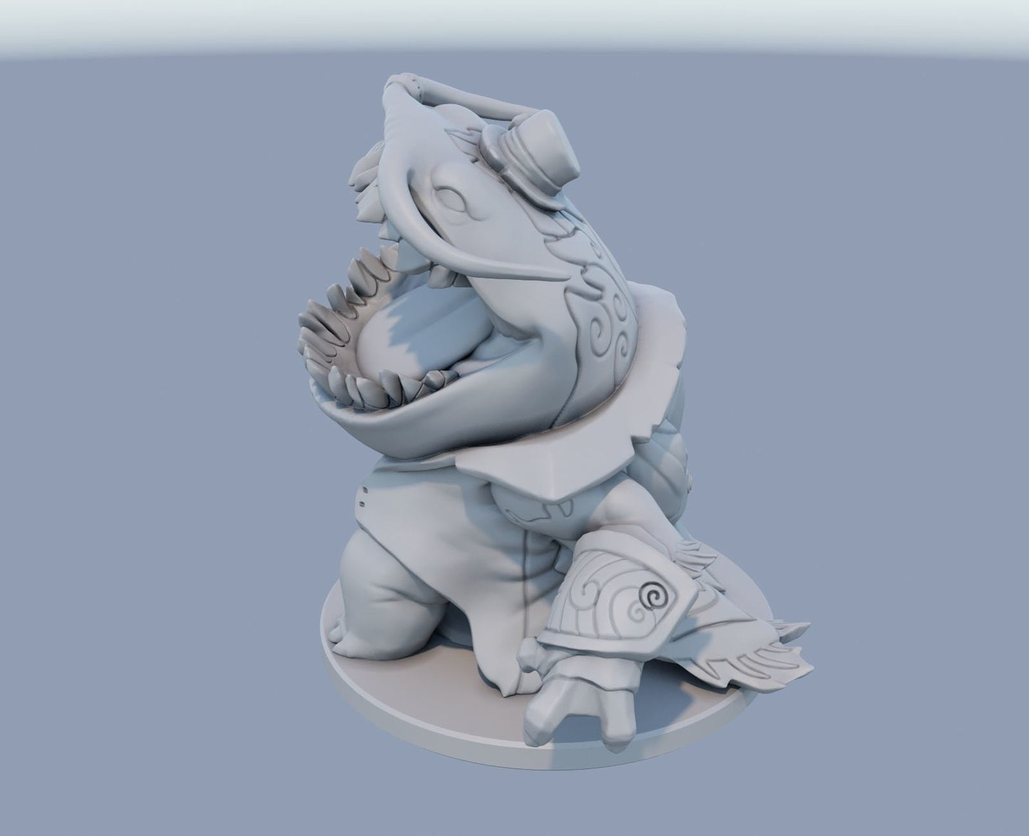 League of Legends Tahm Kench Figurine - 3D Printed Collectible for Your Gaming Heaven