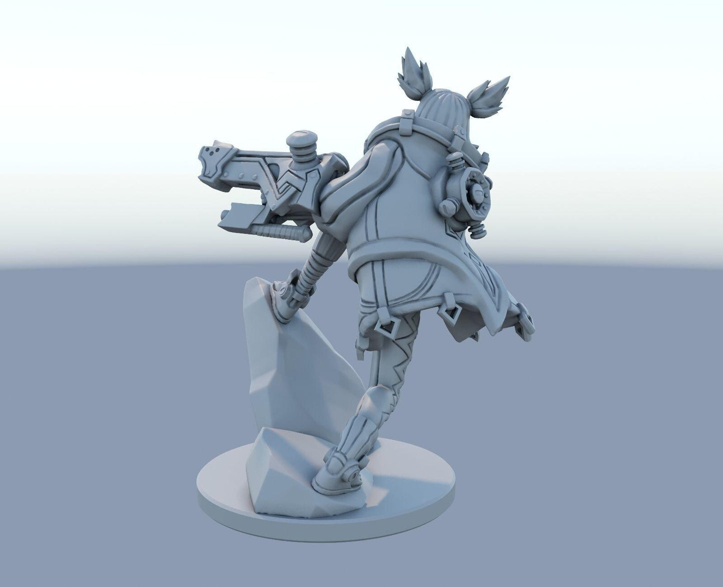League of Legends Zeri Figurine - 3D Printed Collectible for Your Gaming Heaven