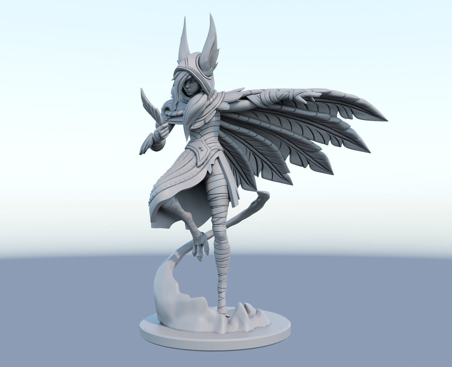 League of Legends Xayah Figurine - 3D Printed Collectible for Your Gaming Heaven