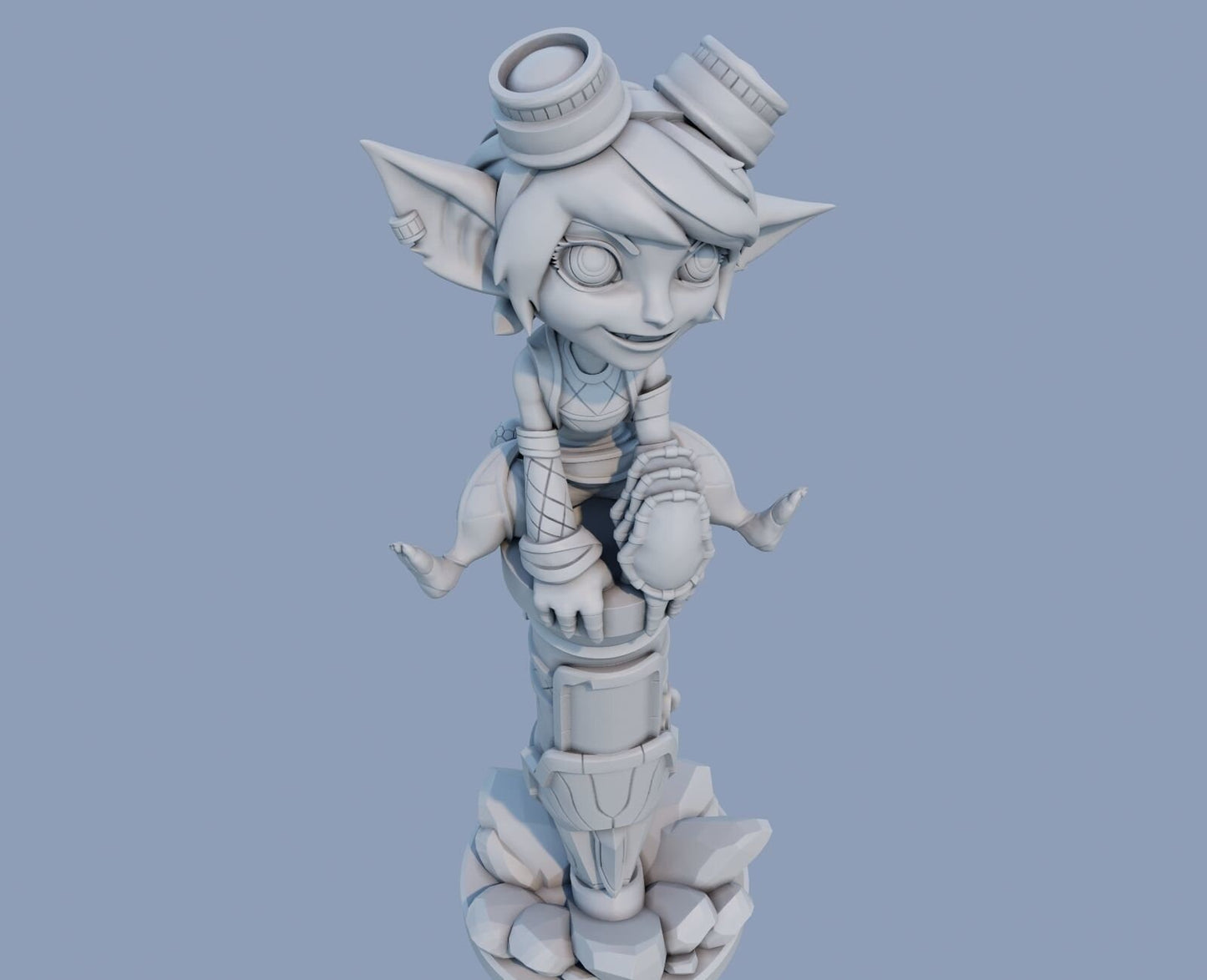 League of Legends Tristana Figurine - 3D Printed Collectible for Your Gaming Heaven
