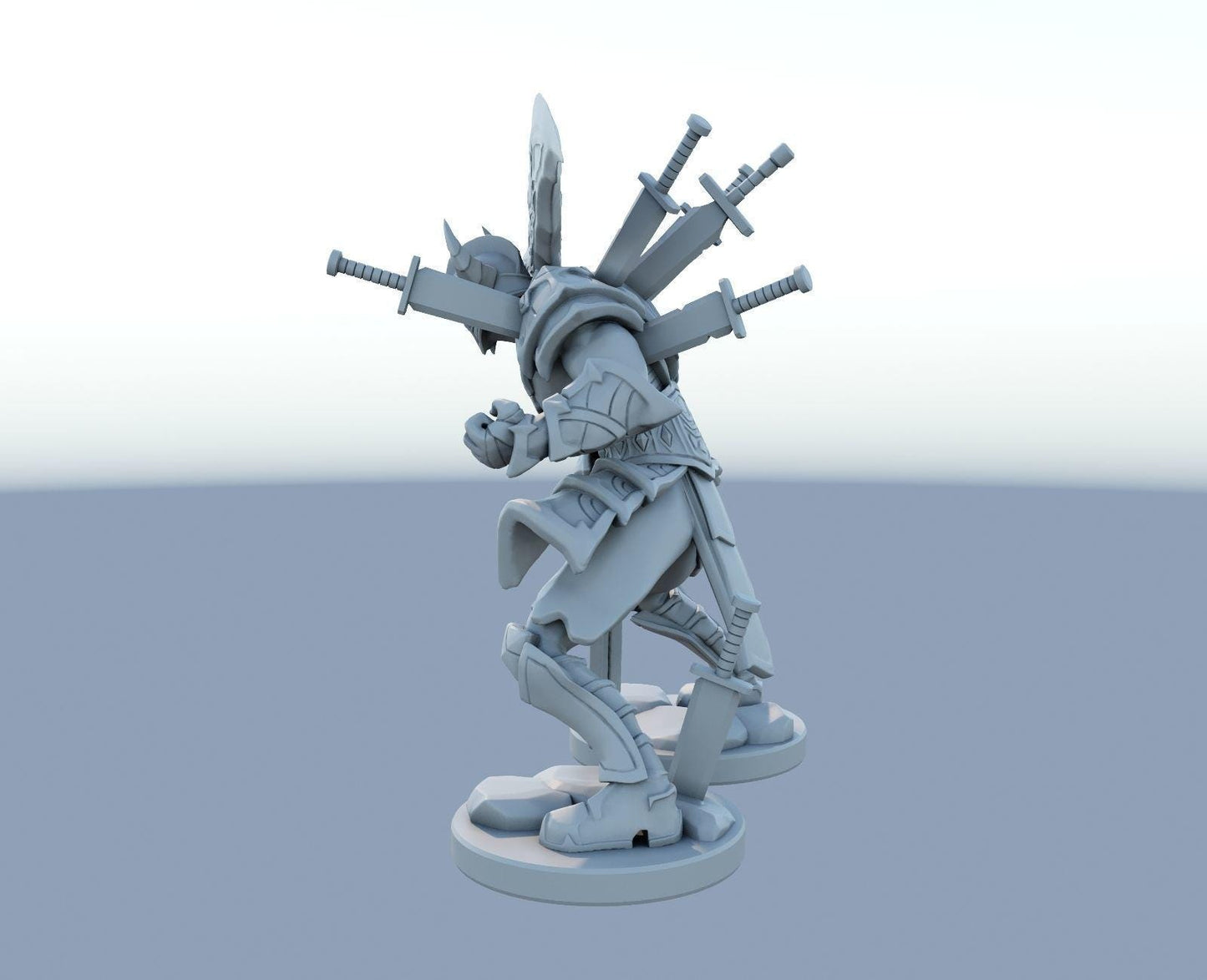 League of Legends Tryndamere Figure | 3D Printed Barbarian Model | Gaming Desk Decor | Gamer Gift | Collectible Statue